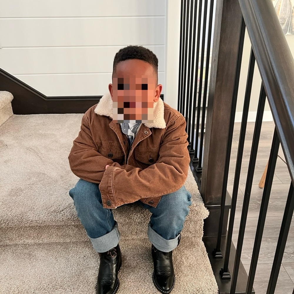 GAP Kids Cream Sherpa Jacket - worn 1x Size 10 - Picture 8 of 8